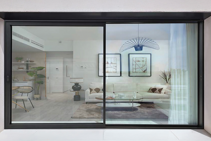 Janela de correr elevável em alumínio